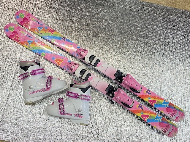KAZAMA ジュニア スキー4点セット116cm スキーブーツ20cm 女の子