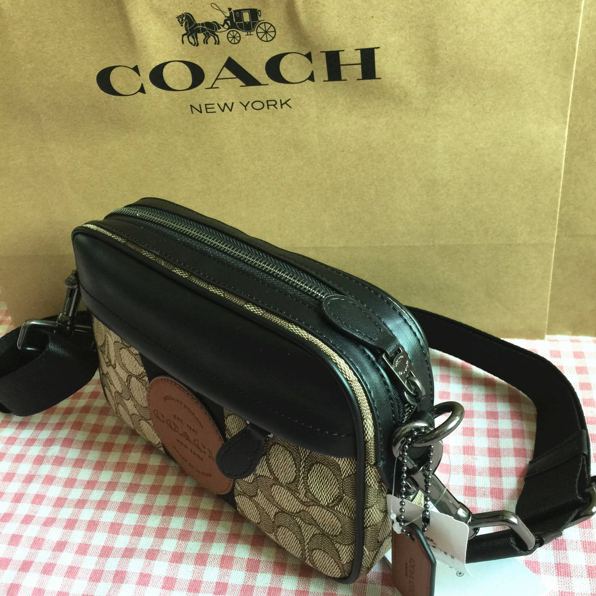 コーチバッグ F4118 キャンバス素材 ショルダーバッグ メンズバッグ クロスボディー 斜めがけ アウトレット品 男性用 売買されたオークション情報 Yahooの商品情報をアーカイブ公開 オークファン Aucfan Com