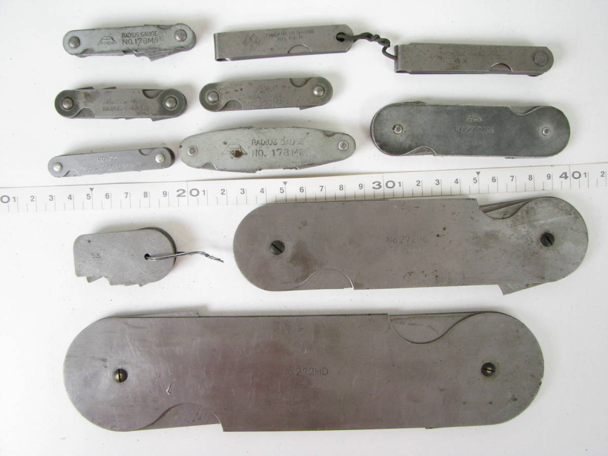 THICKNESS GAUGE / RADIUS GAUGE / SCREW PITCH GAUGE まとめて スクリューピッチゲージ