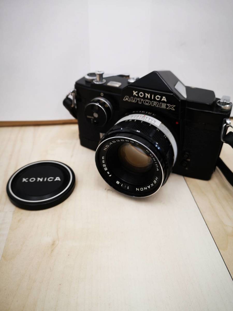 カメラ〉コニカ KONICA AUTOREX ブラックボディ ＋ ヘキサノン HEXANON 