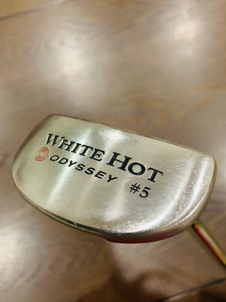  激レア ODYSSEY オデッセイ ホワイトホット WHITE HOT #5 2ドット 34インチ 名器 絶版(オデッセイ)｜売買されたオークション情報、yahooの商品情報をアーカイブ公開 - オークファン 男性右きき用