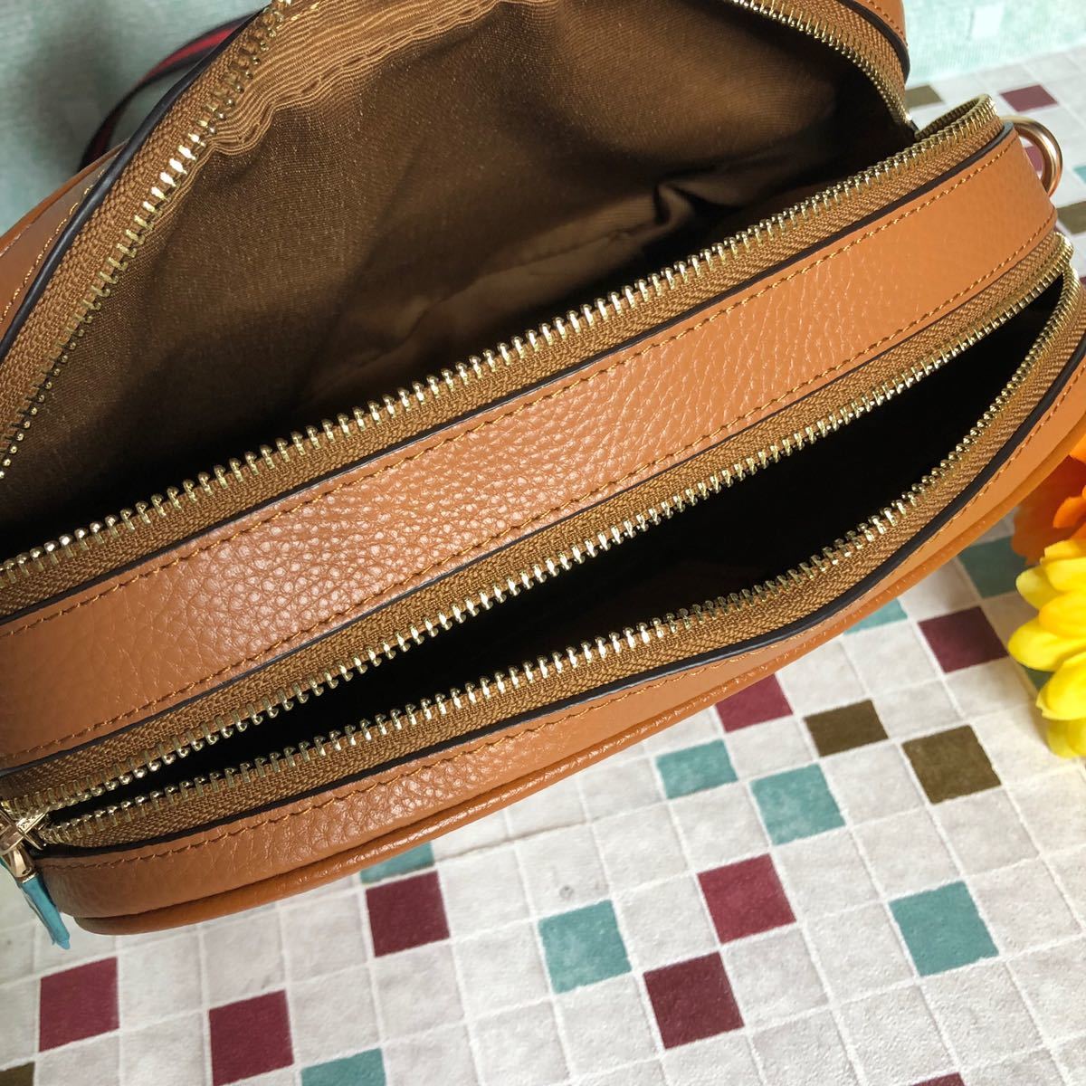 コーチ ショルダーバッグ ブラウン 馬車 新品 COACH コーチ ショルダー 
