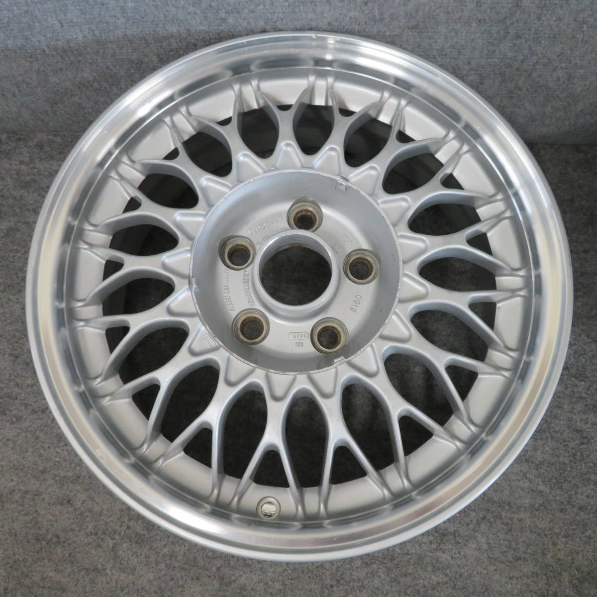 日産純正 BBS CG19 16×6.5J+40 5H/114.3 4本 ※センタキャップ欠品 