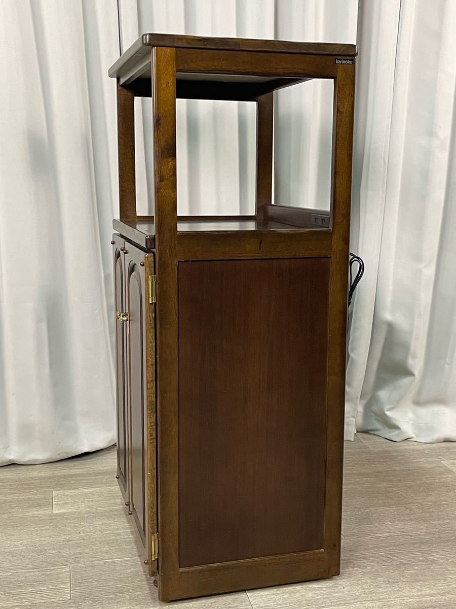 karimoku カリモク レンジ台 キッチンキャビネット キャスター付き karimoku カリモク レンジ台 キッチンキャビネット キャスター付き