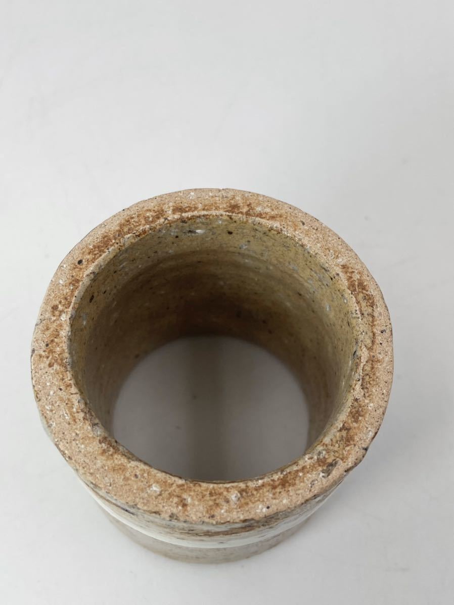 相国寺派 管長【有馬頼底 箱書】【小林東五 作】井戸刷毛目 蓋起 桐共