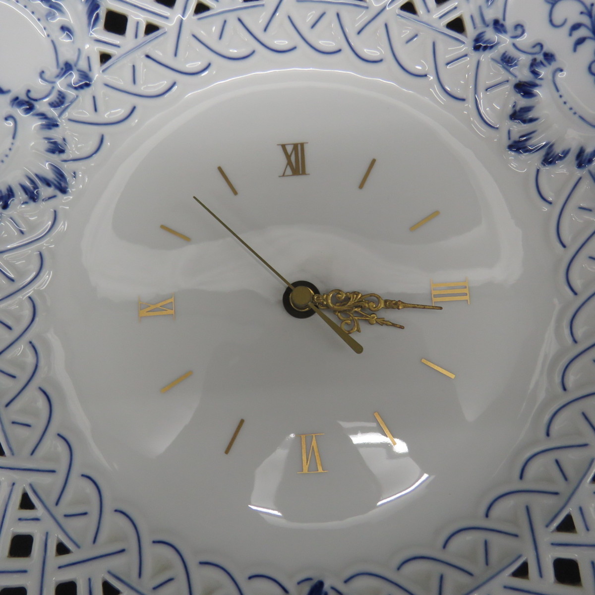 時計⁄マイセン⁄ブルーオニオン⁄壁掛け時計⁄磁器 Meissen マイセン