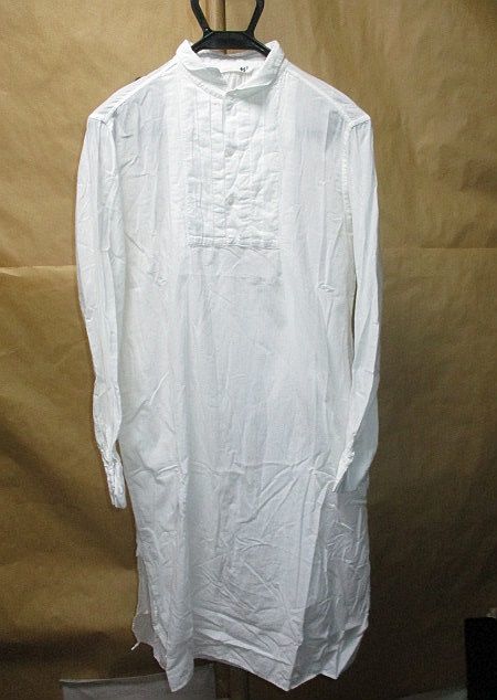 45rpm 45r ちび襟　シャツ　ワンピース　白　2