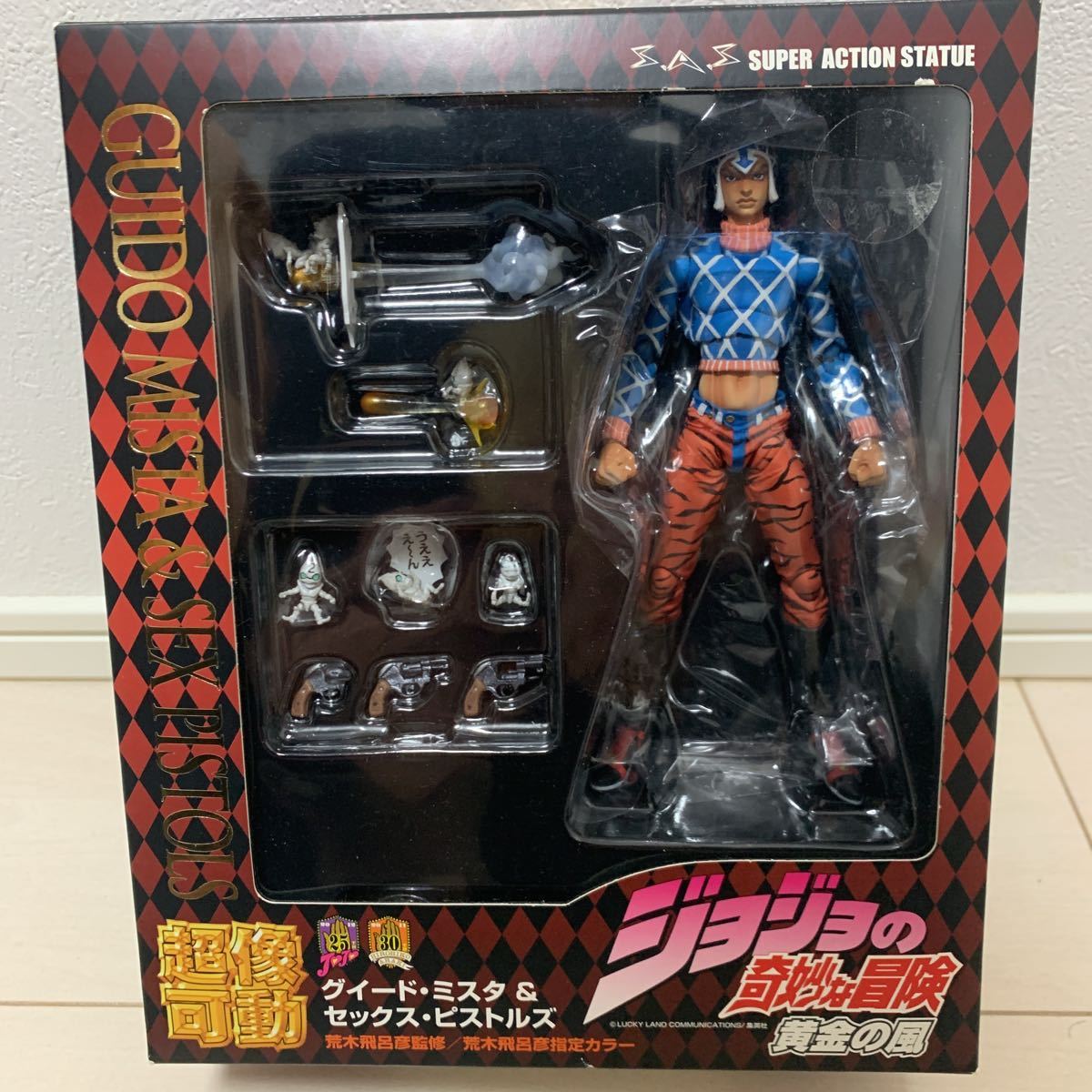 開封 超像可動 ミスタ ジョジョ 5部 S=sピストルズ ブチャラティ ...