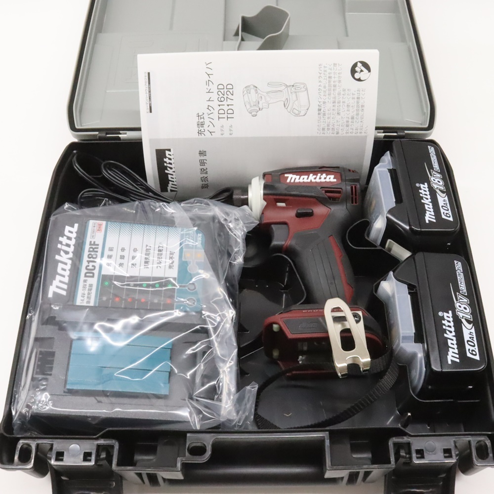 マキタ インパクトドライバー makita 充電式 18v | 互換 バッテリー 充電式インパクトドライバ(バッテリ2個付き&frasl;充電器別売り) 未使用 バッテリー2個の通販 インパクトドライバ バッテリー2個（電動工具 中古の通販 公式通販 TD173DGXAR