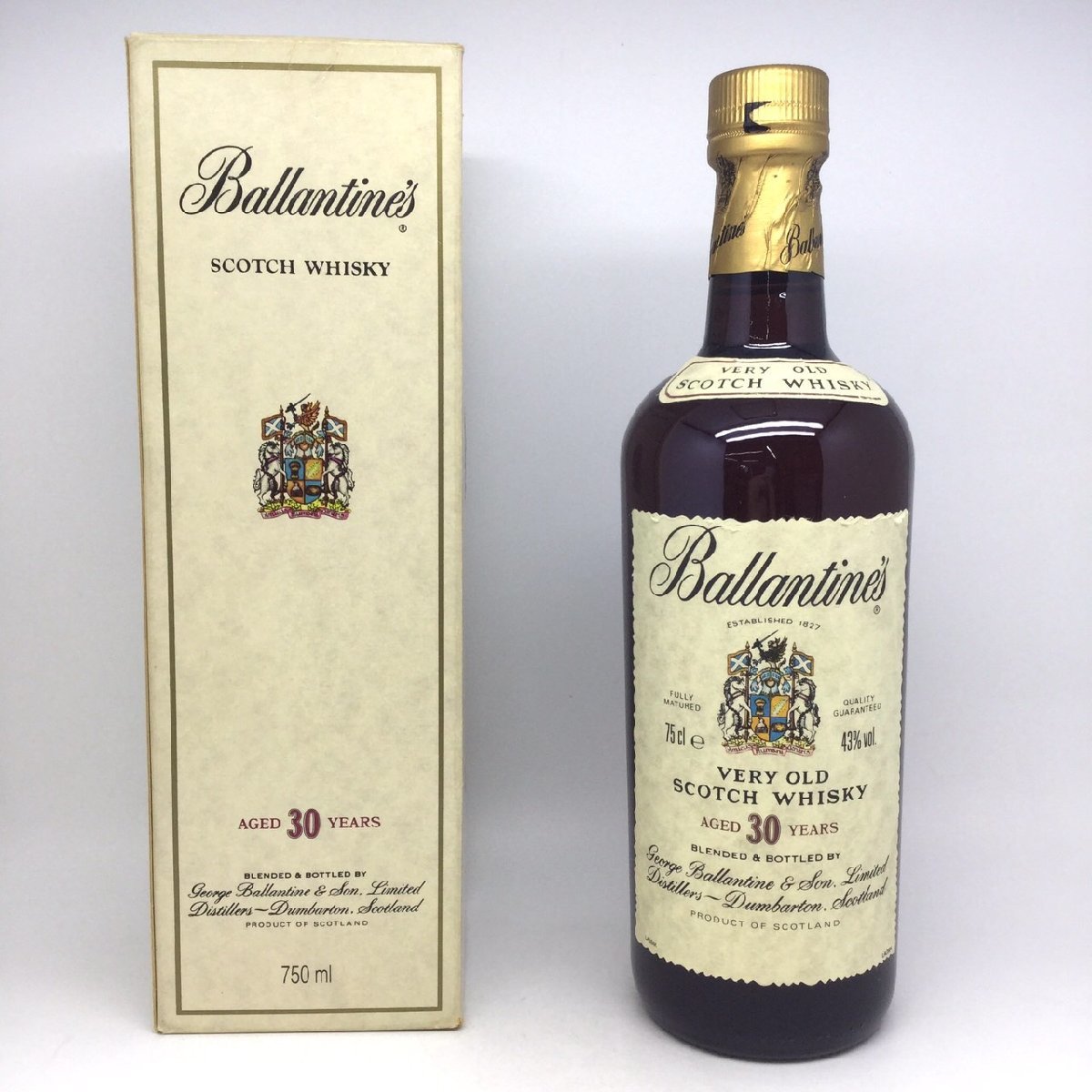 未開栓 バランタイン 30年 ベリーオールド 箱付 750ml 43％ RM-15-3