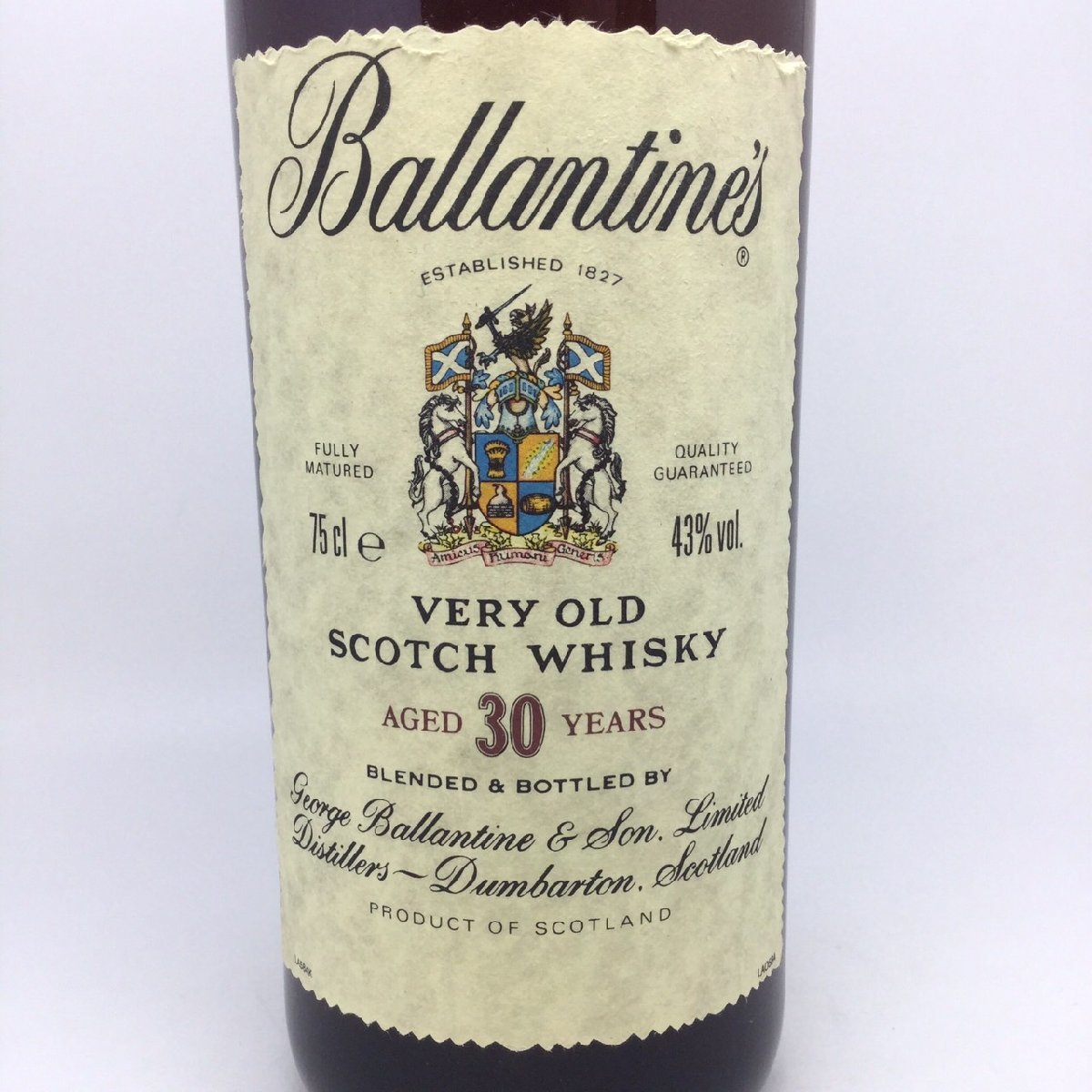 未開栓 バランタイン 30年 ベリーオールド 箱付 750ml 43％ RM-15-3