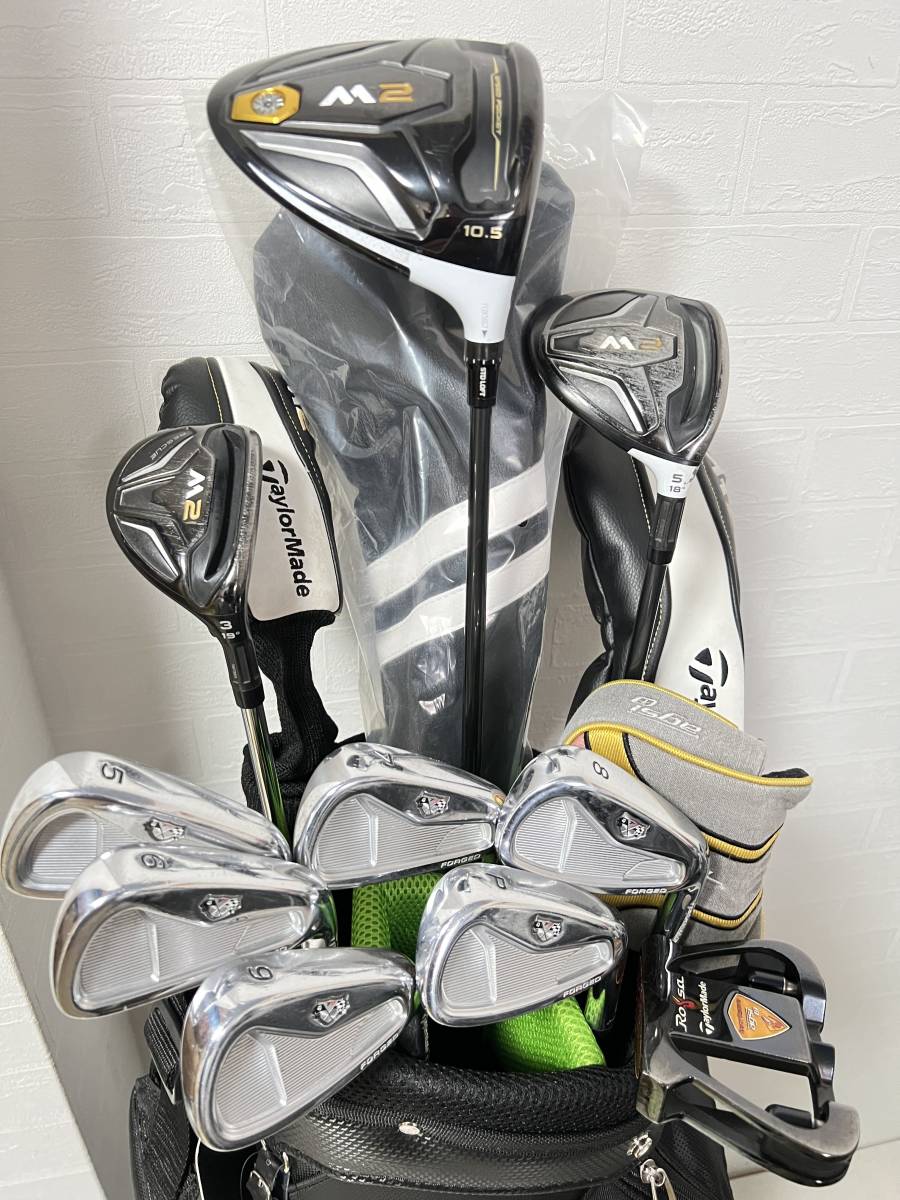 豪華 名器揃い テーラーメイド メンズフルセット キャディバッグ  