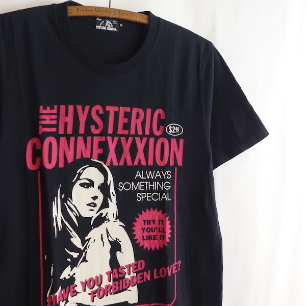 【HYSTERIC GLAMOUR】 コネクション Tシャツ M 良好 HYSTERIC GLAMOUR ヒステリックグラマー「THE HYSTERIC