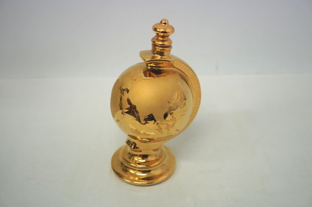 S6-7 JANNEAU ジャノー 地球儀 ゴールド 陶器ボトル ARMAGNAC