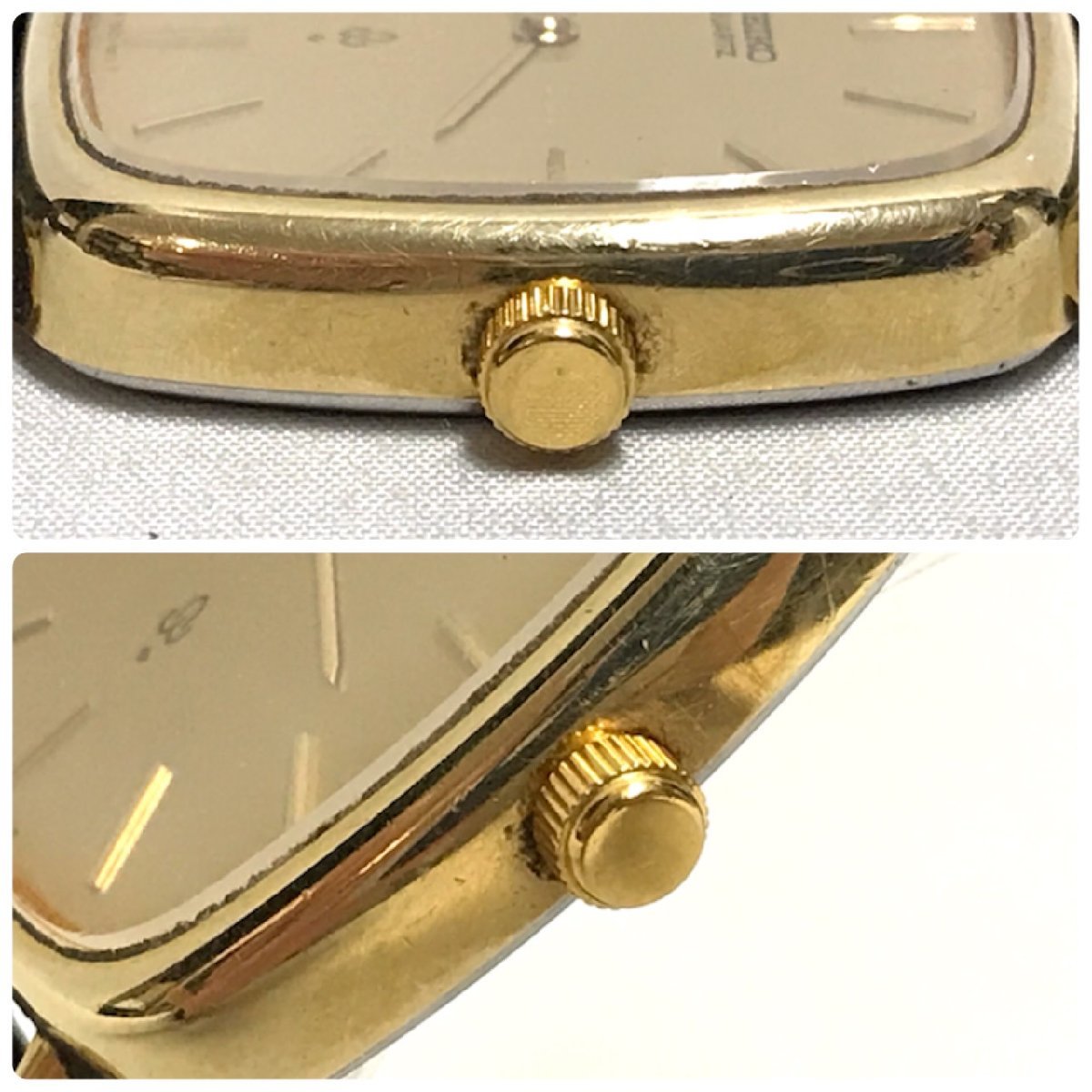 ♪SEIKO セイコー QUARTZ クォーツ 7820-5460 腕時計 14K 刻印 約24.94 
