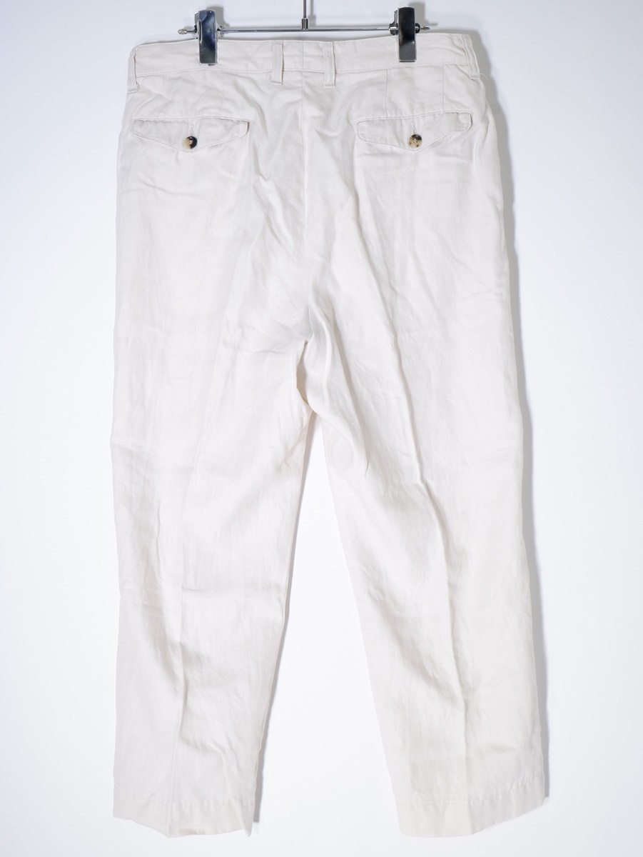 PHIGVEL MAKERS & Co.フィグベル 2020SS LINEN PIN TUCK TROUSERS