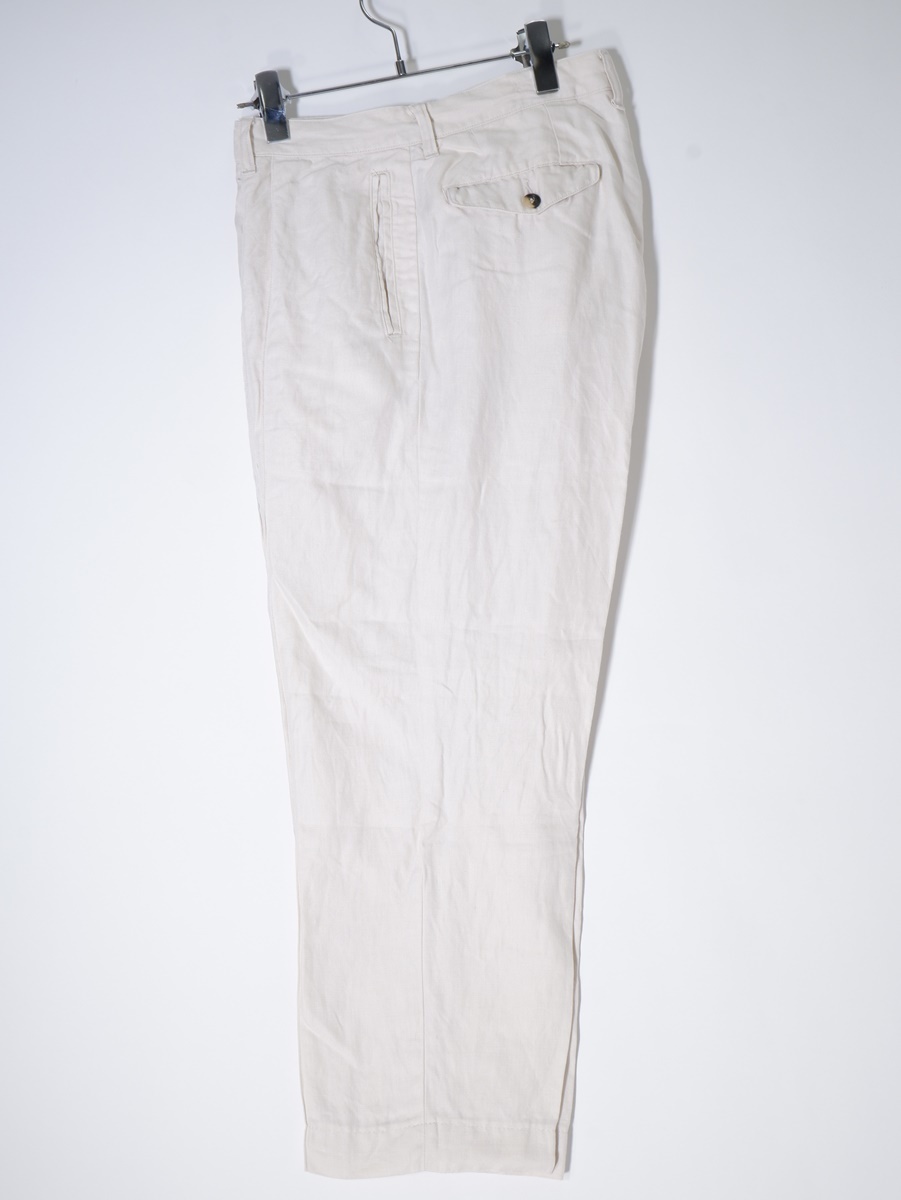 PHIGVEL MAKERS & Co.フィグベル 2020SS LINEN PIN TUCK TROUSERS