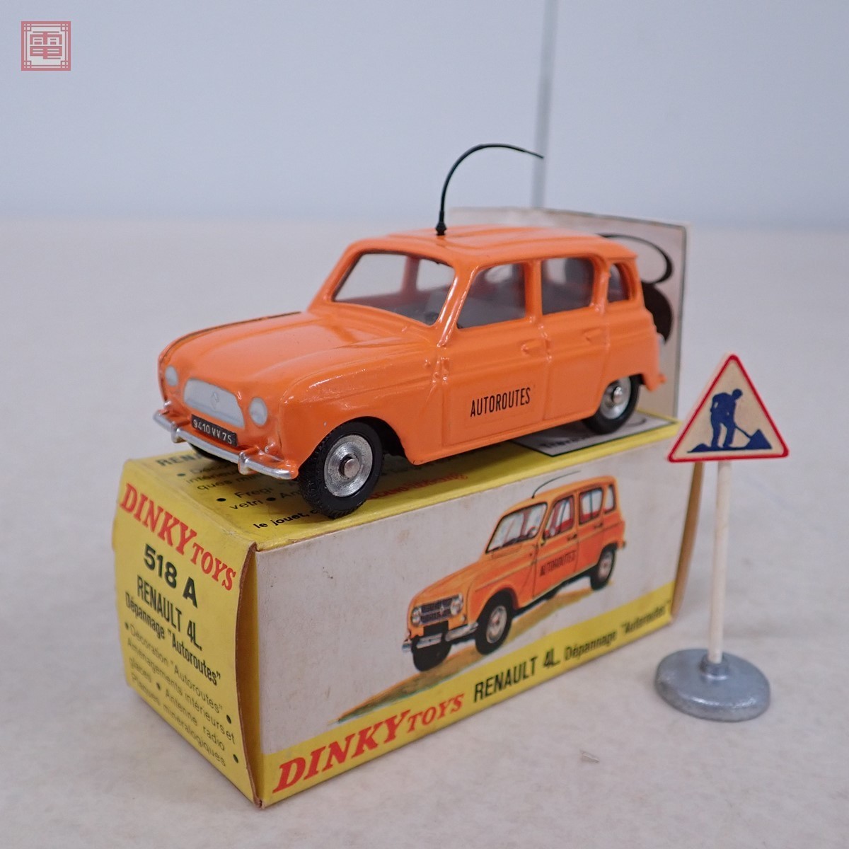 Dinky Toys 518A - Renault 4L De Dépannage Autoroute - Occasion France