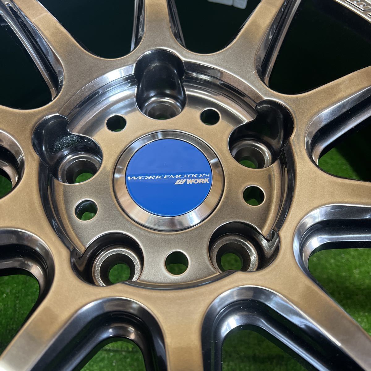新品 旭川 225/45R18 WORK エモーション ZR10 5穴 PCD114.3 18×7.5J + 