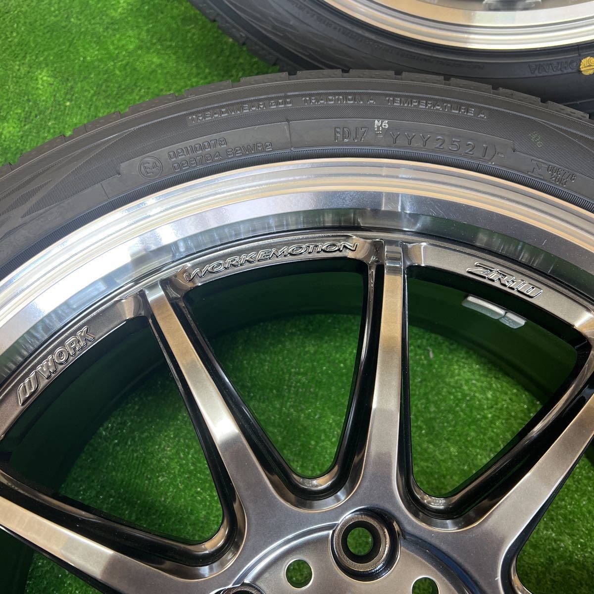 新品 旭川 225/45R18 WORK エモーション ZR10 5穴 PCD114.3 18 新品 旭川 225/45R18 WORK エモーション ZR10 5穴 PCD114.3 18