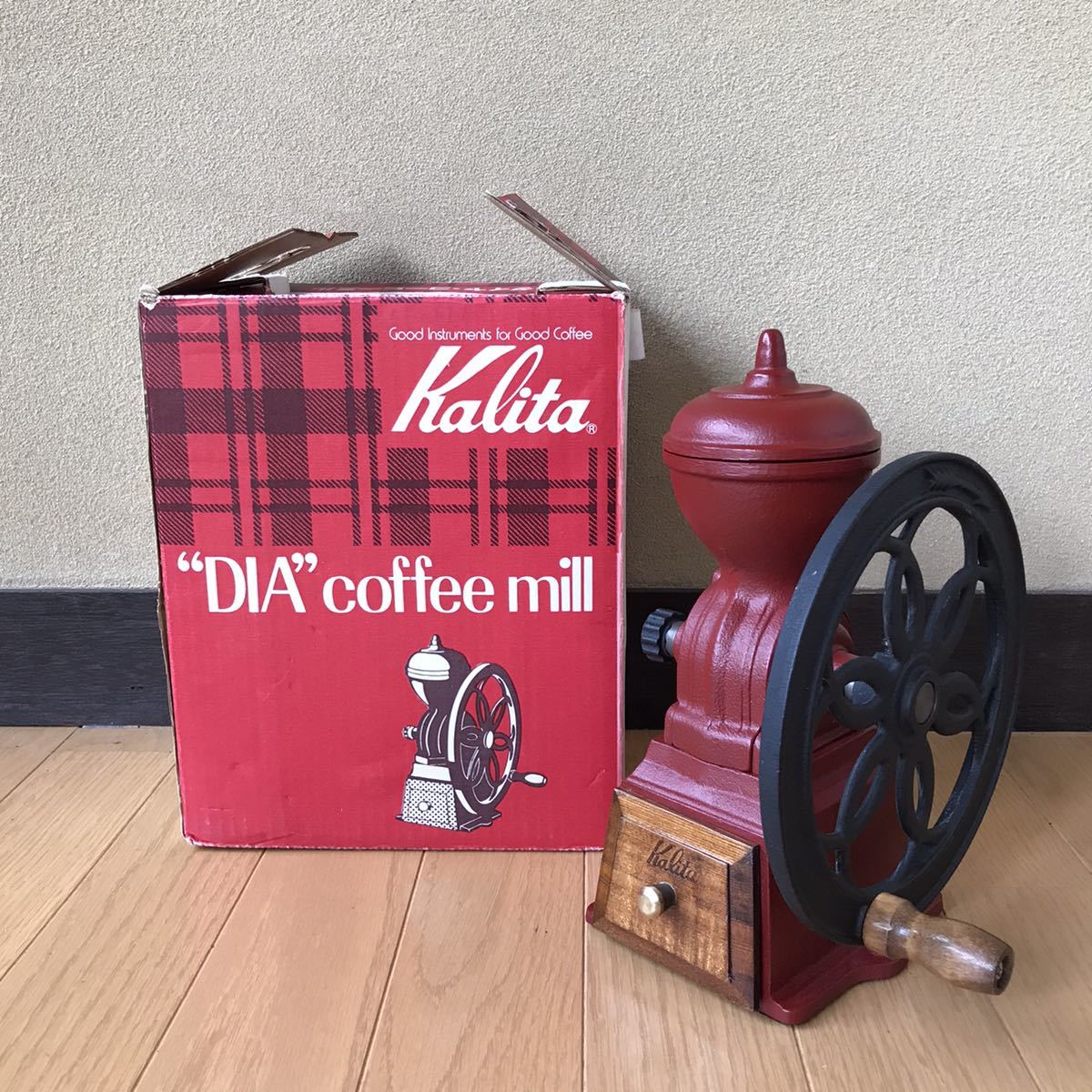 カリタ コーヒーミル 動輪ミル ダイヤミル 分解清掃済み 程度美品 分解 