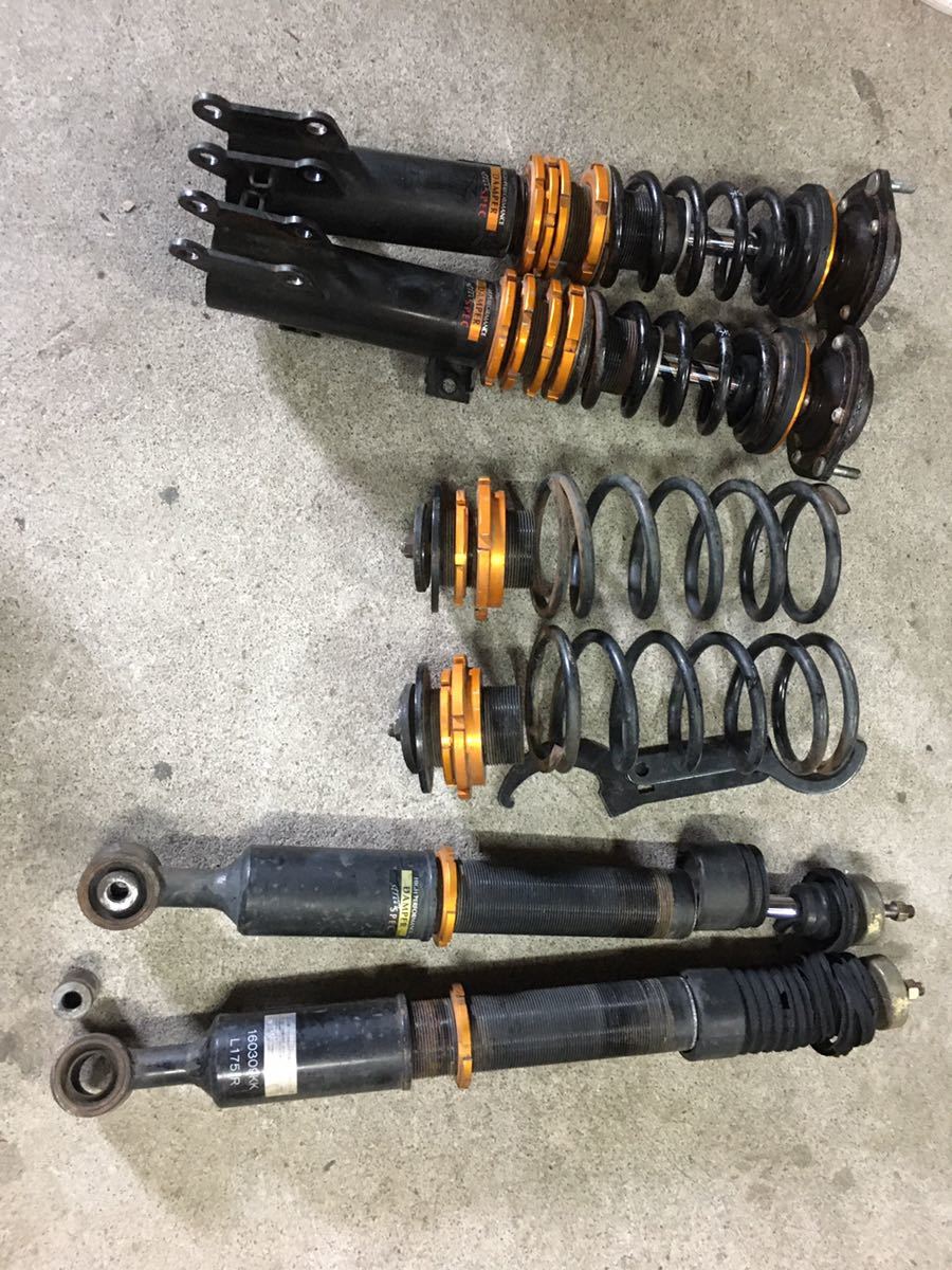 メーカー不明 L175 ムーブ フルタップ車高調 ジャンク ムーヴ サスペンションキット 一式 売買されたオークション情報 Yahooの商品情報をアーカイブ公開 オークファン Aucfan Com