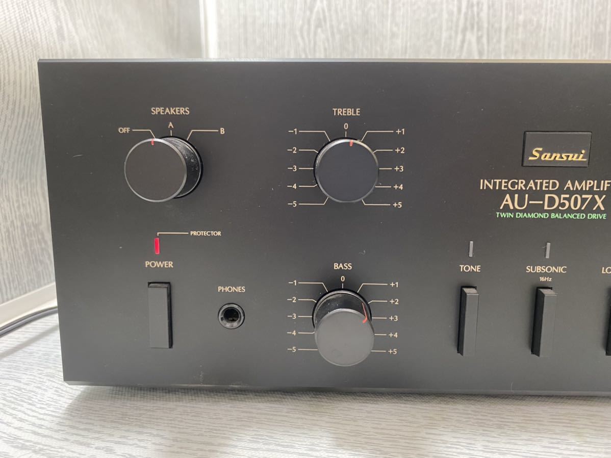 SANSUI 山水電気 AU-D507X プリメインアンプ 通電確認済み サンスイ