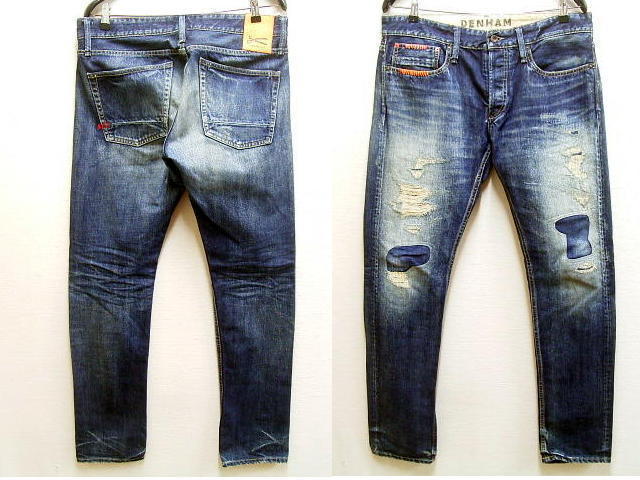 ◇即決[W34]DENHAM 18AW RAZOR JAR 380本限定 刺し子 道着 リペア 赤耳 