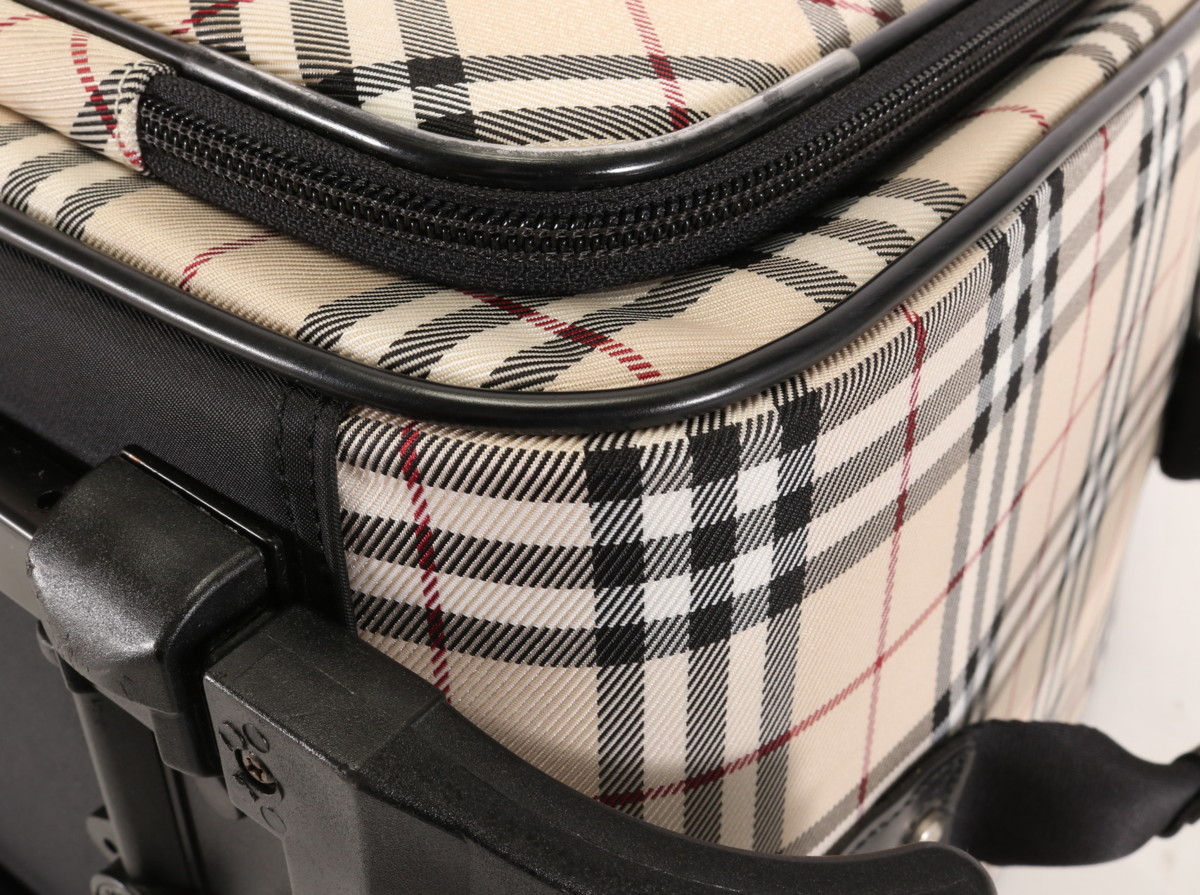 極美品□バーバリーゴルフ 大容量 ボストンバッグ 2way チェック柄