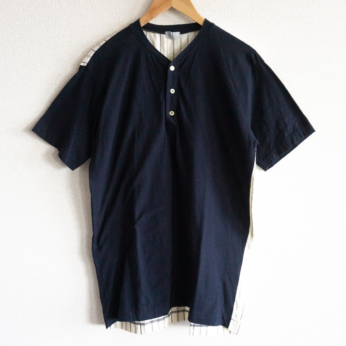 AD1992】COMME des GARCONS HOMME【90S 切り替えデザイン ヘンリー 