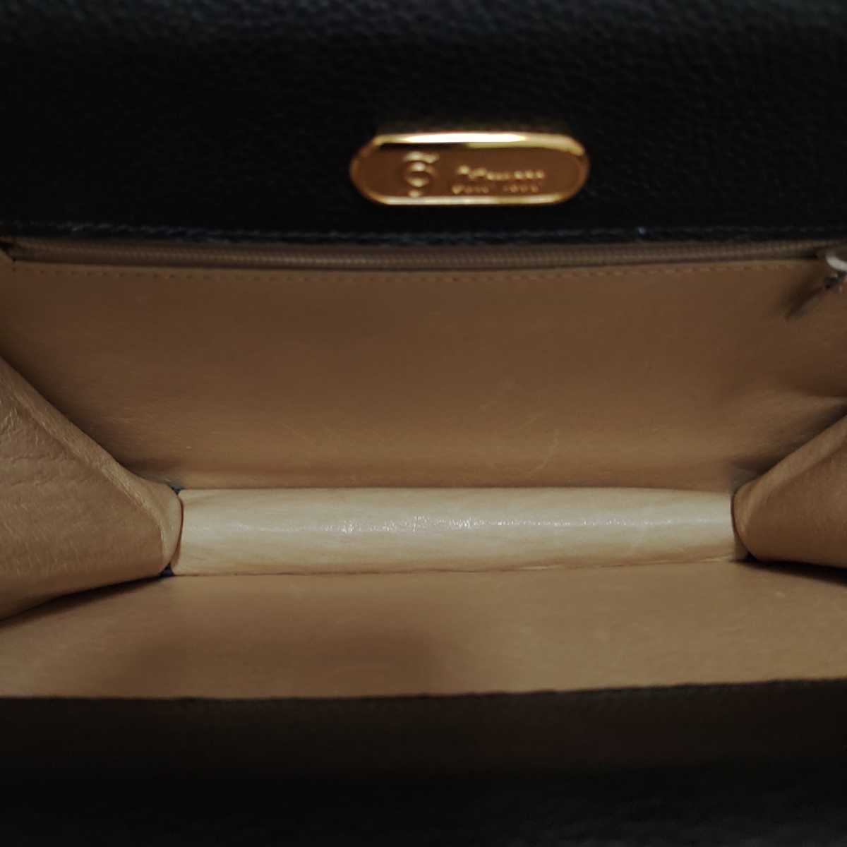 ☆美品☆CELENCEE シャークレザー 鮫革 Shake Leather ゴールド金具 