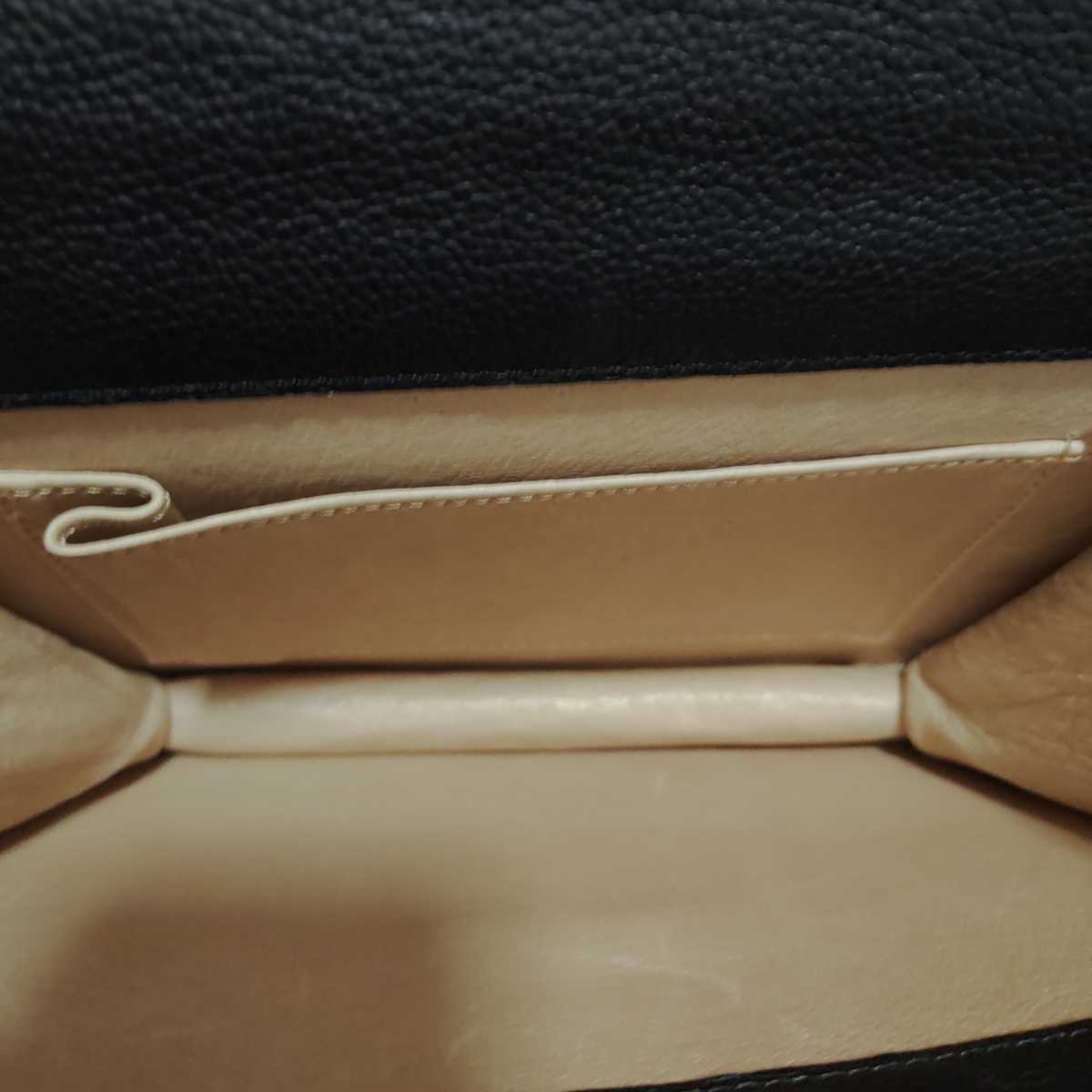 ☆美品☆CELENCEE シャークレザー 鮫革 Shake Leather ゴールド金具 