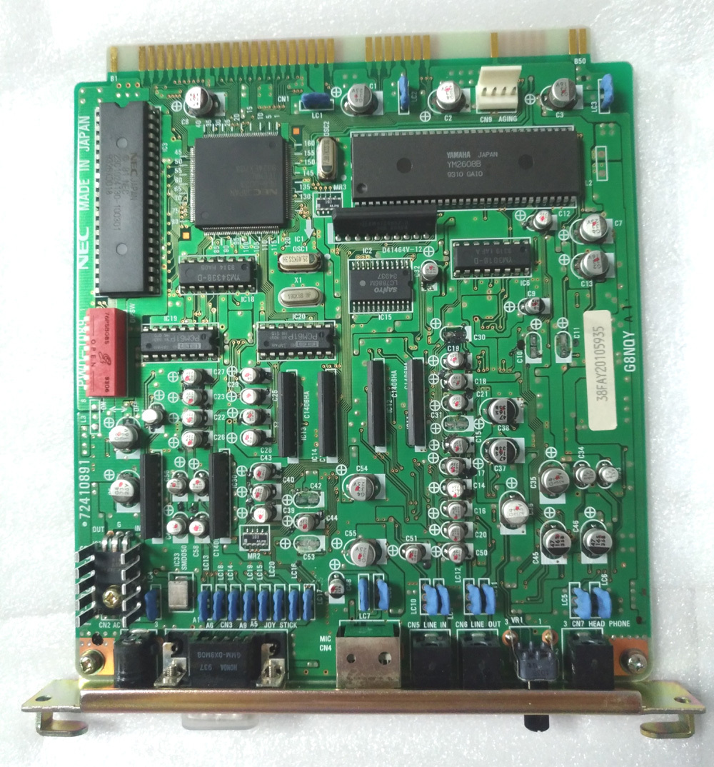 ♦NEC PC-9801-86 サウンドボード中古 日本電気、PC パーツ PC-9801-86 サウンドボード NEC 3R6917□NEC 86ボード PC-9800□ PC