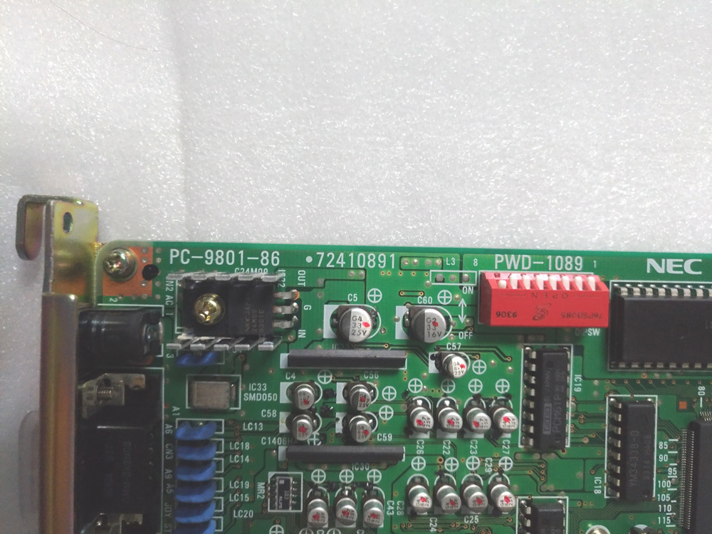 NEC PC9801-86 サウンドボード NEC PC-9800シリーズ サウンド