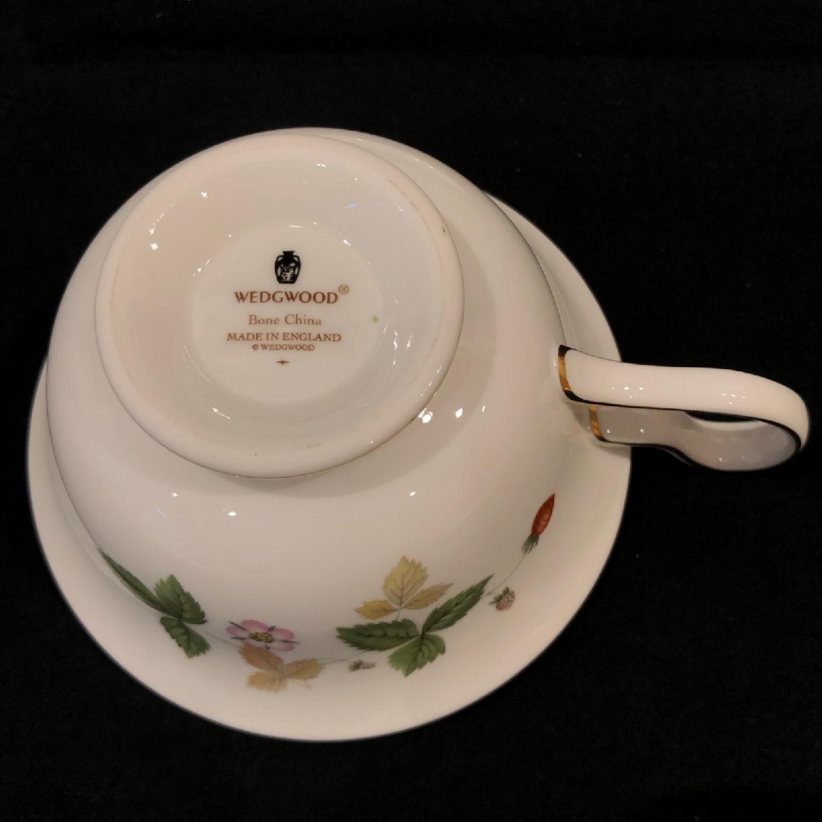 ☆Wedgwood ウェッジウッド ワイルドストロベリー カップ＆ソーサー 5