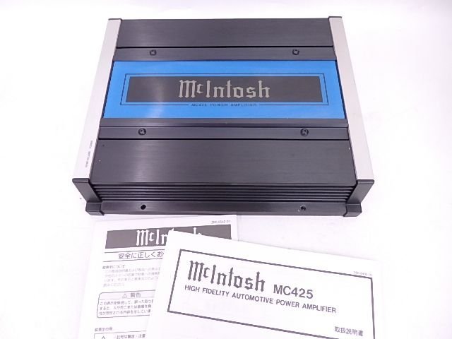 McIntosh MCC404 4ch パワーアンプ 100W×4ch Mcintosh MCC404 パワーアンプ メーター無しタイプ ジャンク 送料無料