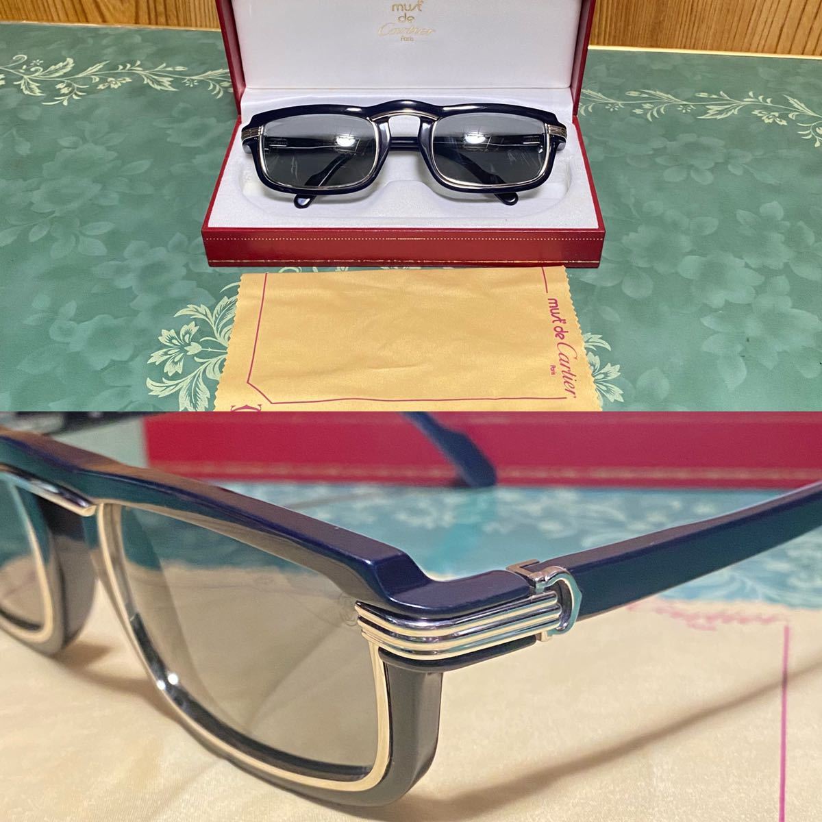 Rare Cartier Vertigo Limited Edition Midnight Blue Color サングラス カルティエ 眼鏡 ...