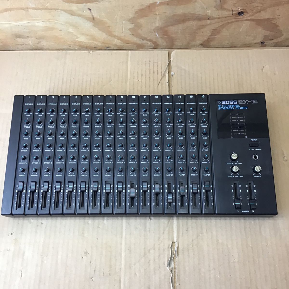 低価，大得価 ♪BOSS ボス BX-16 ステレオミキサー 現状品