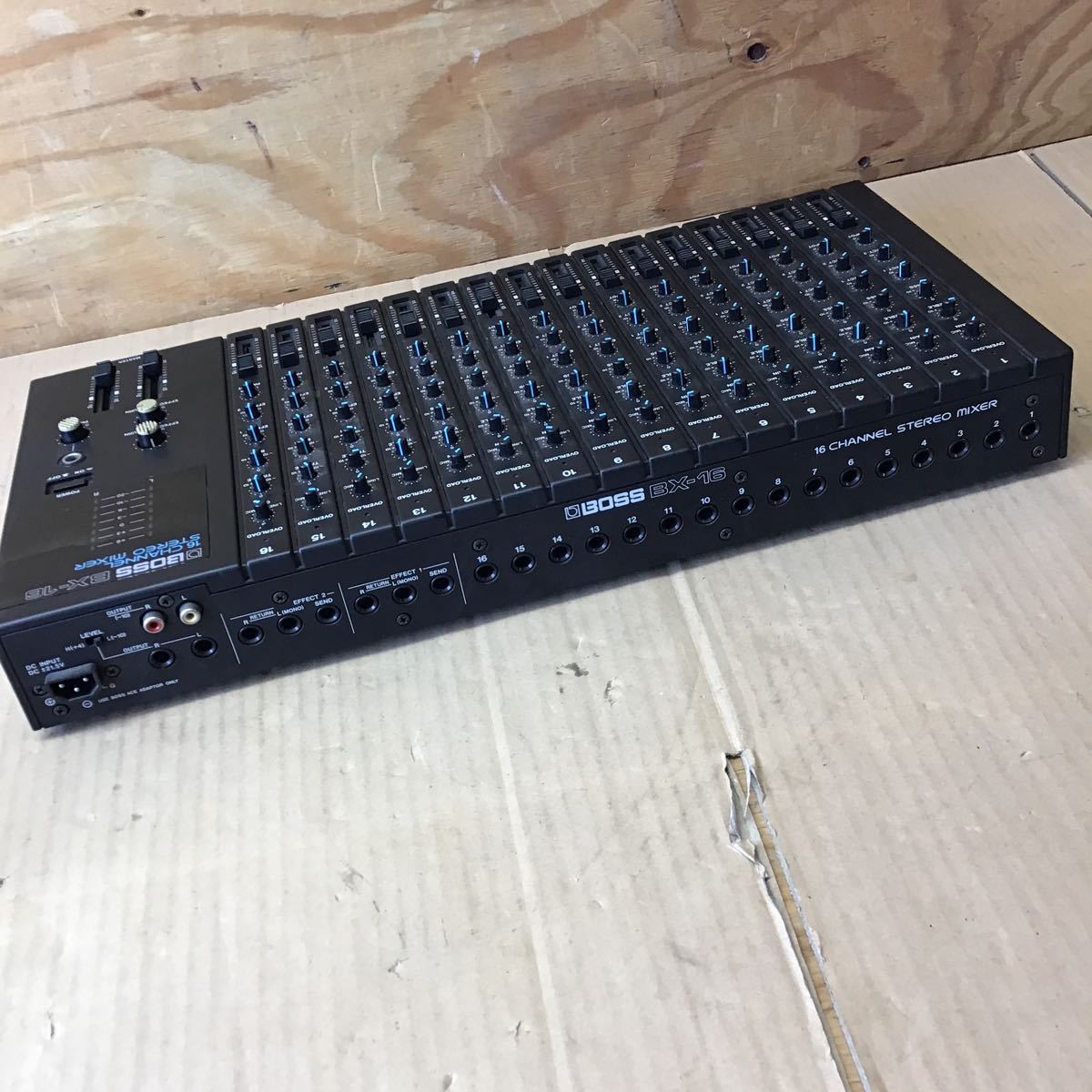 低価，大得価 ♪BOSS ボス BX-16 ステレオミキサー 現状品