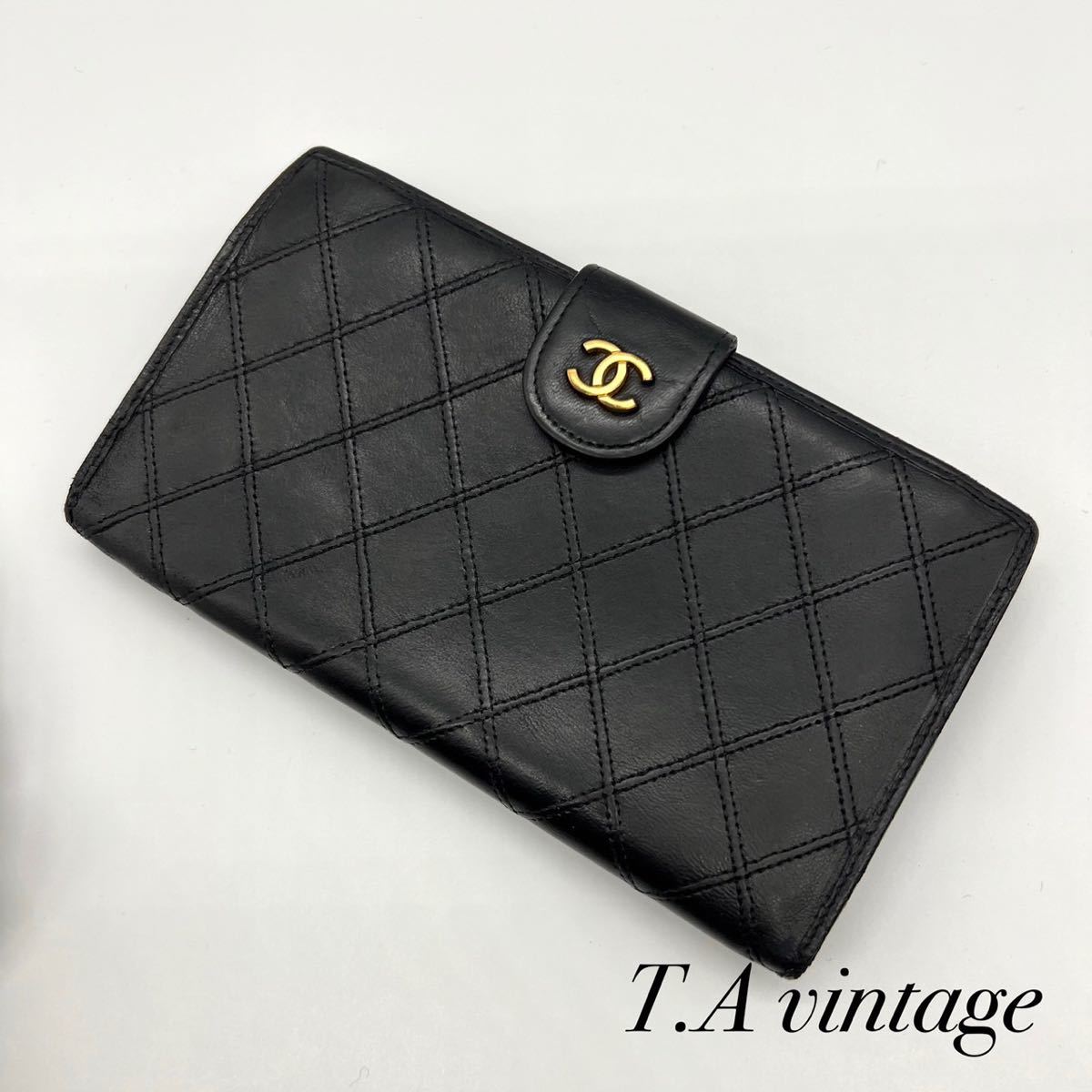 CHANEL シャネル　ビコローレ　がま口　ココマーク　黒　長財布 シャネル ビコローレ がま口 長財布 ブラック 品名 ビコローレ ココ