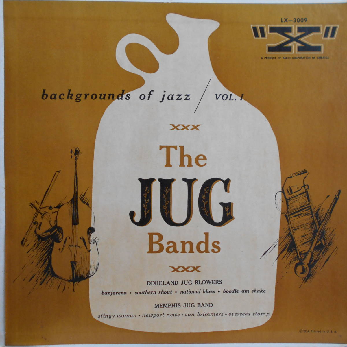 【最安値，格安】 10 inch THE JUG BANDS / BACKGROUND OF JAZZ RCA LX-3009(ジャズ一般)｜売買されたオークション情報、yahooの商品情報をアーカイブ公開 - オークファン ジャズ一般
