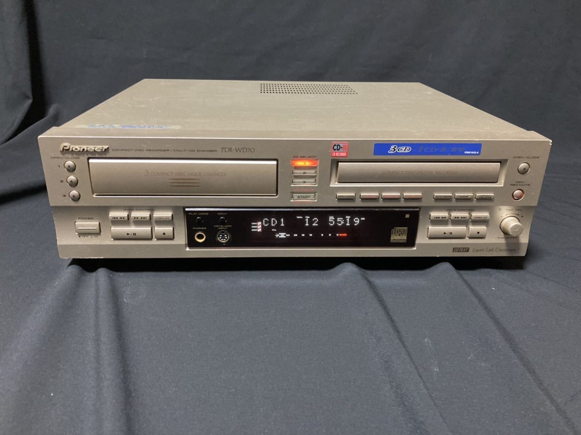 Pioneer パイオニア PDR-WD70 3枚CDチェンジャー CDレコーダー 3連奏