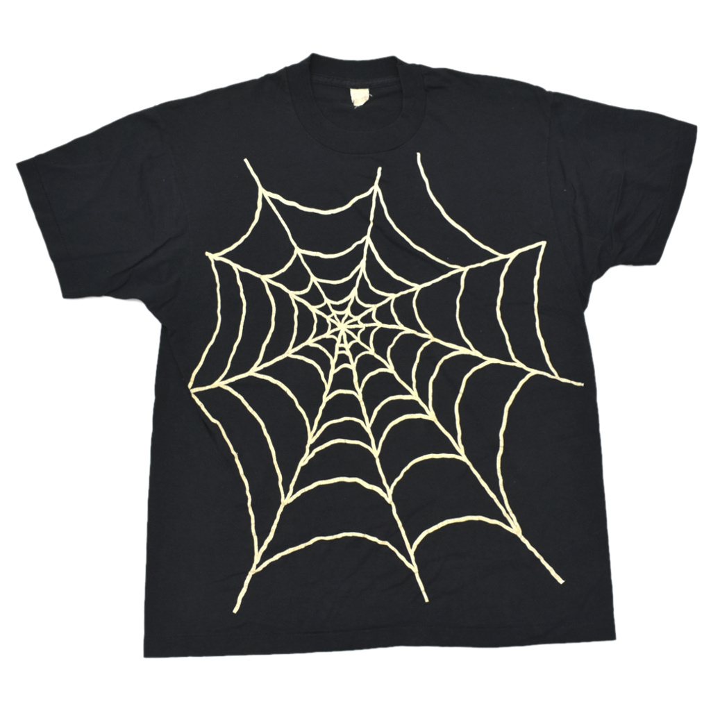 レア 80s90s ビンテージ 蜘蛛の巣 スパーダーウェブ Tシャツ size.XL