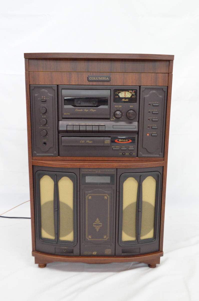 動作OK】COLUMBIA GP-60 マルチステレオプレーヤー レコード CD