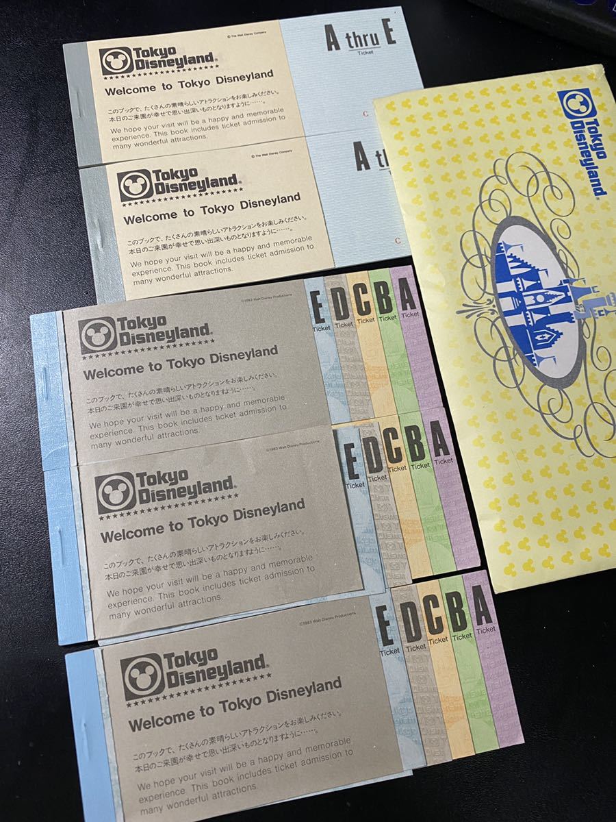 とめて 東京ディズニーランド ビッグ10 チケットブック 大人 3冊 ご優待アトラクション券 2冊 レトロ コレクション 現状品 ディズニーリゾート共通券 売買されたオークション情報 Yahooの商品情報をアーカイブ公開 オークファン Aucfan Com