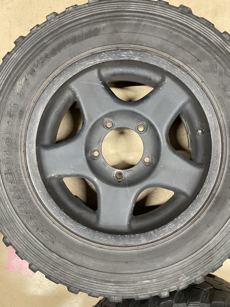 ブラッドレーV 5.5J ±0 MT2 195R16 希少 ジムニー JA11(ラジアルタイヤ 