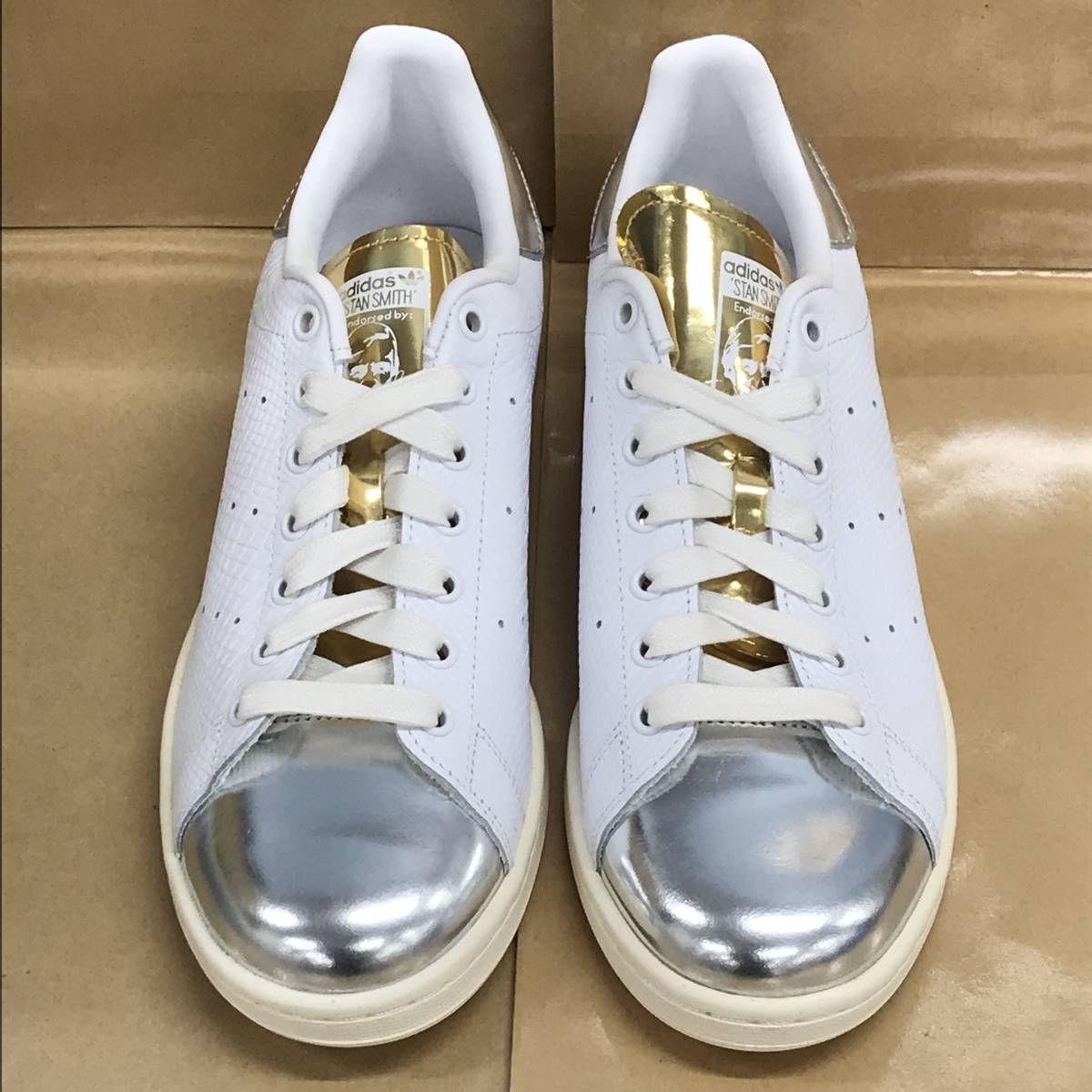 28cm US10 ADIDAS STAN SMITH MID-SUMMER METALLIC PACK B24699 