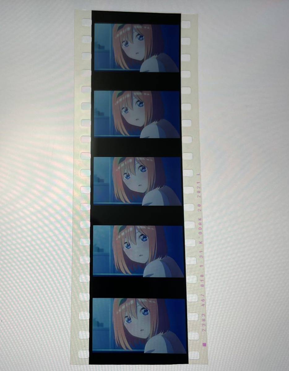 第6弾 五等分の花嫁 映画 入場者特典 生コマフィルム 生コマ 映画「五