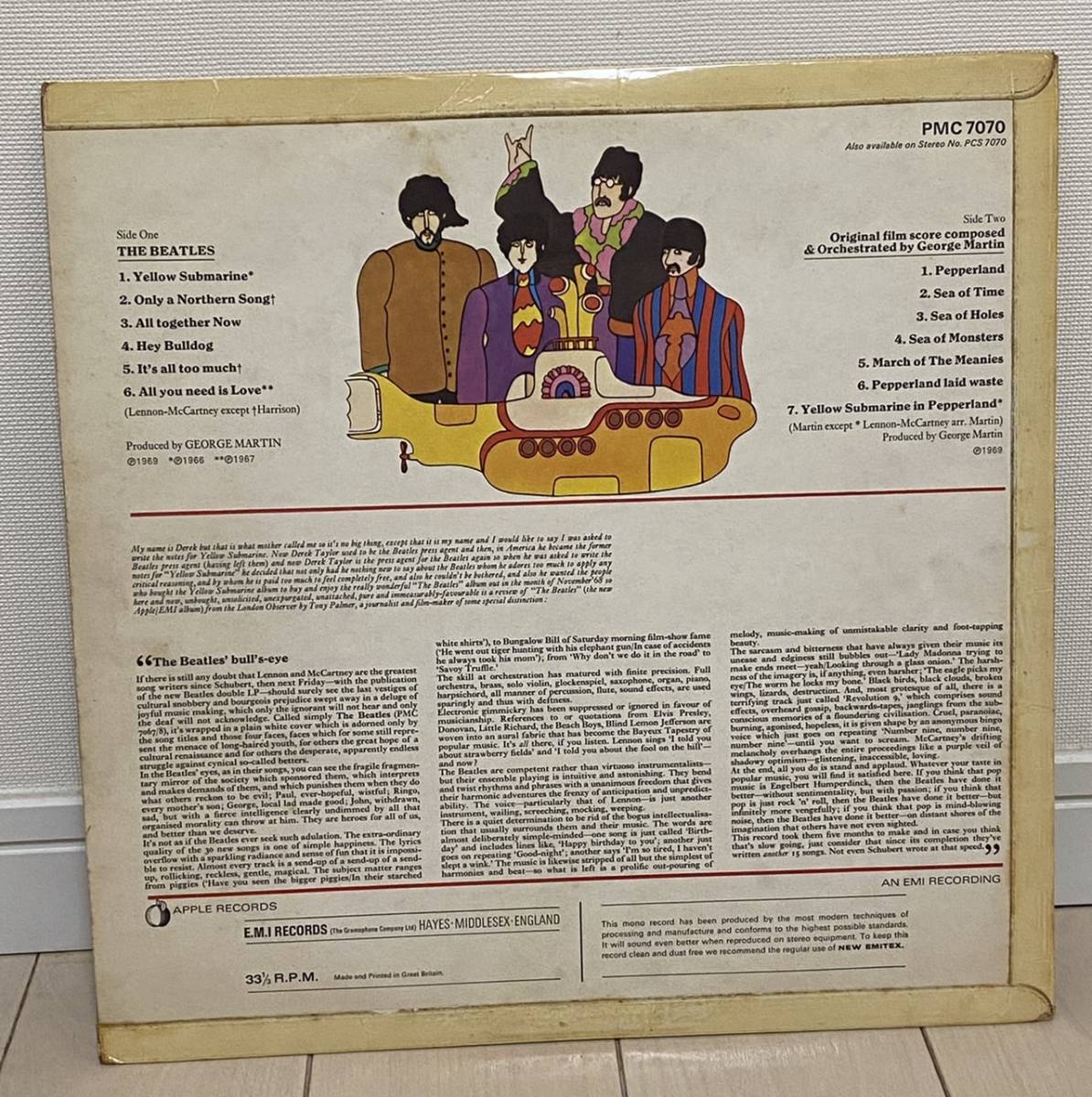 Yellow Submarine Beatles The 公式通販 ⁄ UK 英盤Stereo ビートルズ