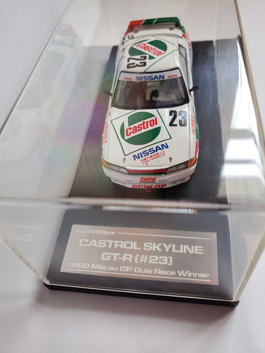 限定品 HPI RACING 8082 1/43 CASTROL SKYLINE GT-R (#23) 1990 MACAU